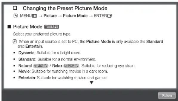 SAMSUNG PS59D6900DQ - Viewing the Contents - 1