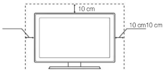 SAMSUNG PS59D6900DQ - Securing the Installation Space - 1