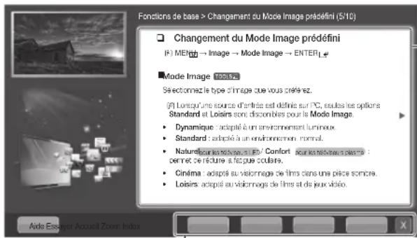 SAMSUNG PS59D6900DQ - Affichage du contenu - 1