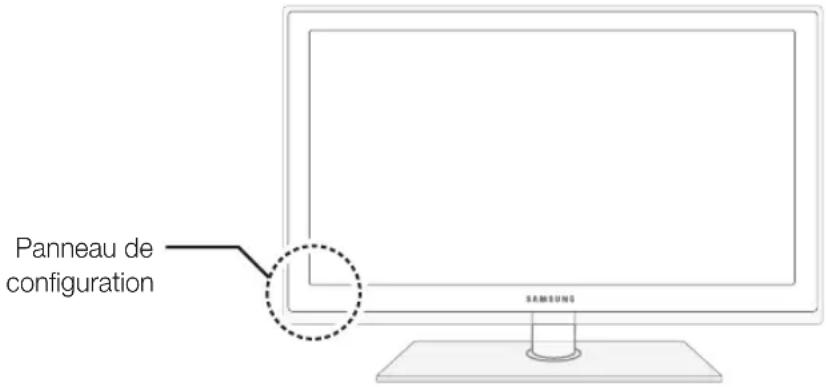 SAMSUNG PS59D6900DQ - Présentation du panneau de configuration - 1