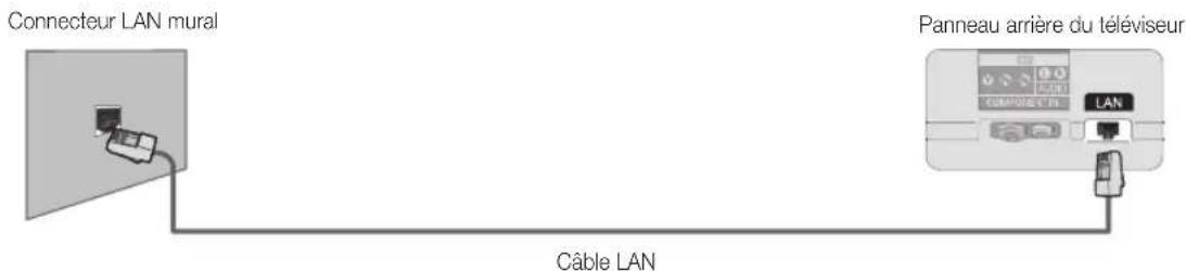 SAMSUNG PS59D6900DQ - Connexion réseau - Câble - 2