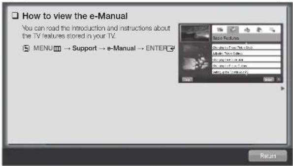 SAMSUNG PS59D6900DQ - Using the Help - 1