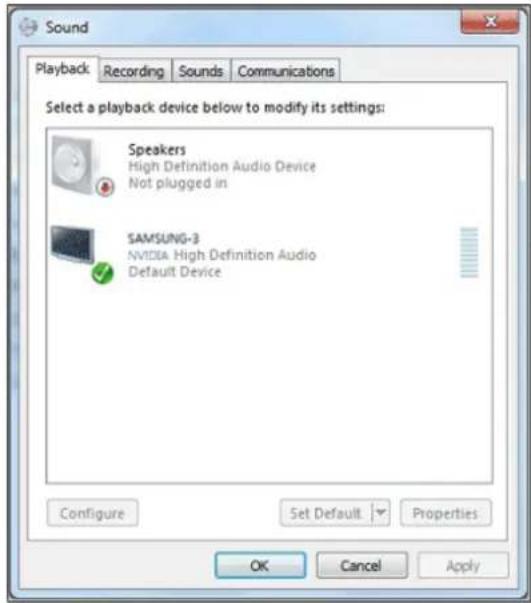 SAMSUNG SP-M220W - 2-11-2. Configuration des paramètres audio de votre PC - 3