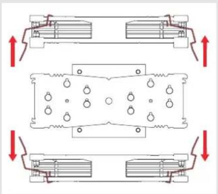Noctua NH-U14S TR5-SP6 - Enlevez les ventilateurs - 1