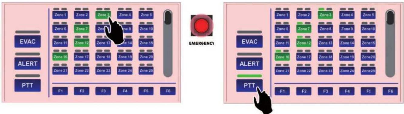 FBT TSC 6000 - Sending out messages selectively hands-free - 1