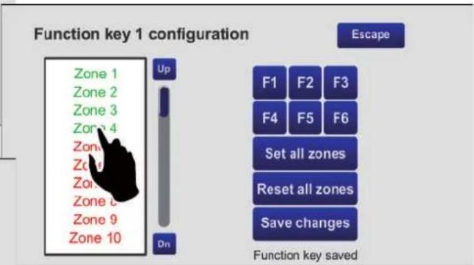 FBT TSC 6000 - Function key configuration - 2
