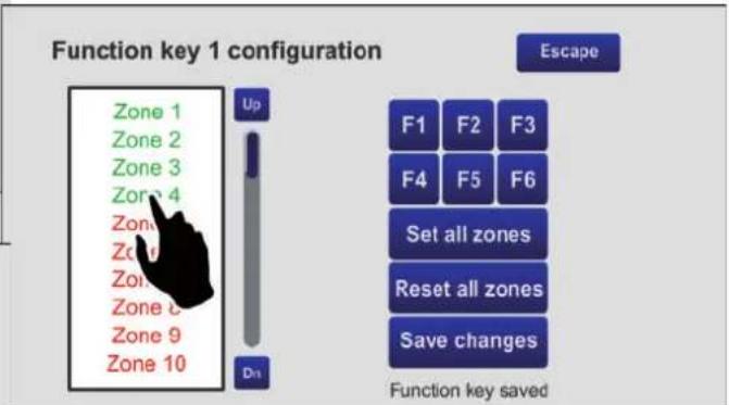 FBT TSC 6000 - Configurazione dei tasti funzione (Function key configuration) - 3