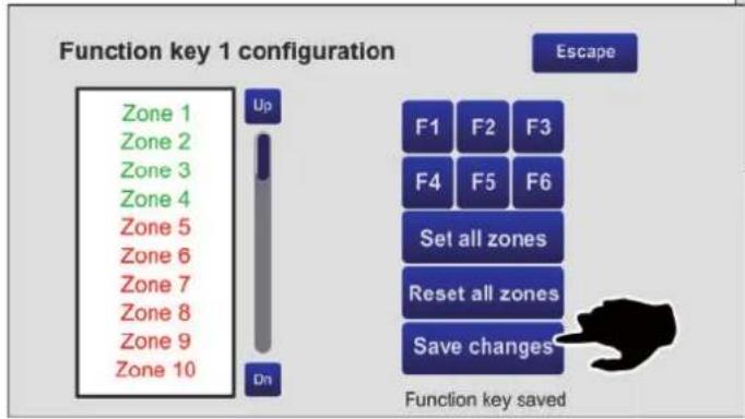 FBT TSC 6000 - Configurazione dei tasti funzione (Function key configuration) - 2