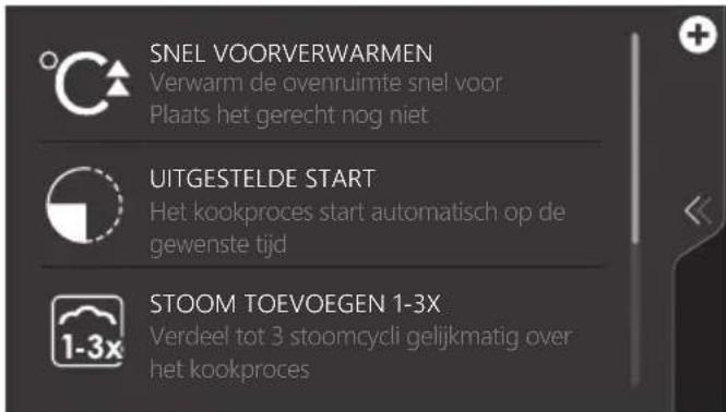 Atag CS6585M1C - Gebruik van het 'Plus' menu - 3
