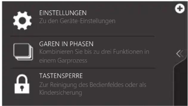 Atag CS6585M1C - Einstellungen - 1