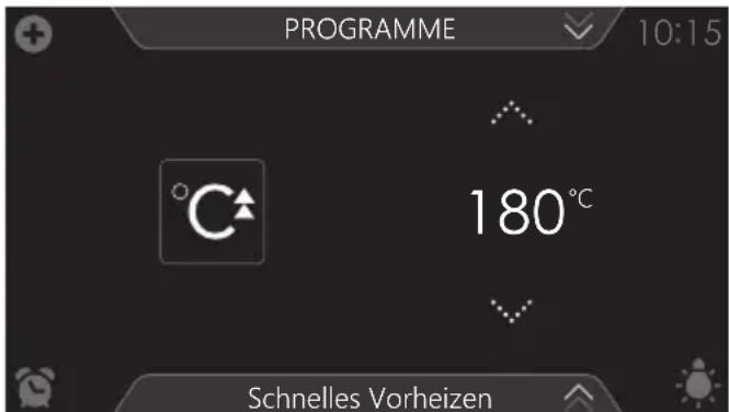 Atag CS6585M1C - Schnelles Vorheizen verwenden - 1