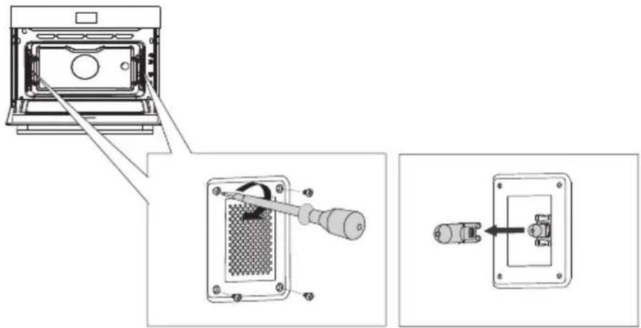 Atag CS6585M1C - Remplacement de l'ampoule du four - 3