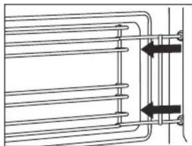 Atag CS6585M1C - Retrait et nettoyage des gradins en fil d'inox - 2