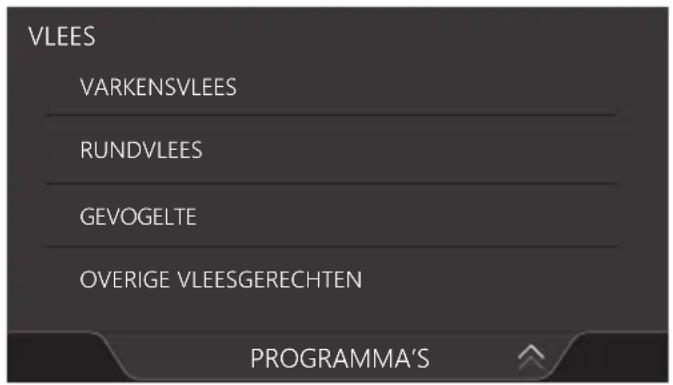 Atag CS6585M1C - Programma selecteren - 2