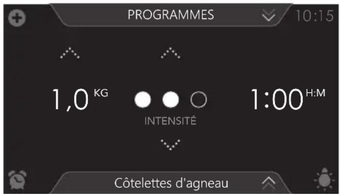 Atag CS6585M1C - Selection d'un programme - 3