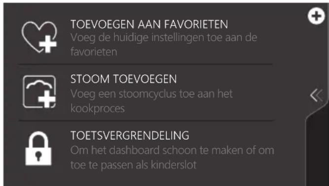 Atag CS6585M1C - Gebruik van het 'Plus' menu - 4