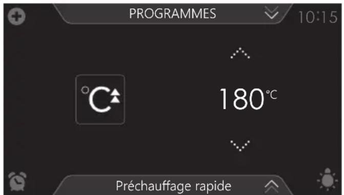 Atag CX4685M - Utilisation du préchauffage rapide - 2