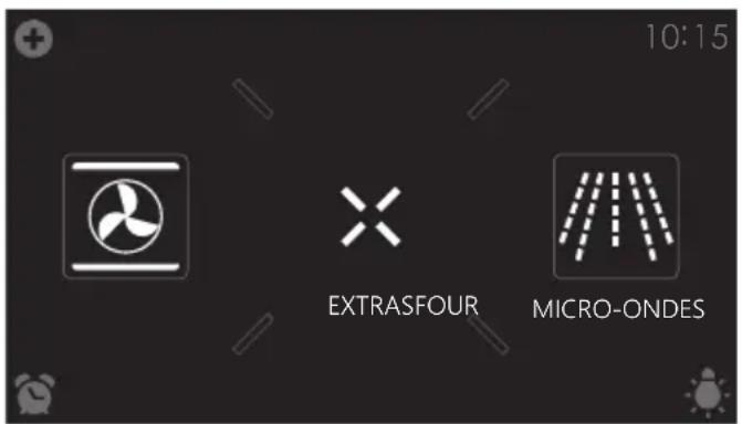 Atag CX4685M - Utilisation d'une fonction « Extras » - 1