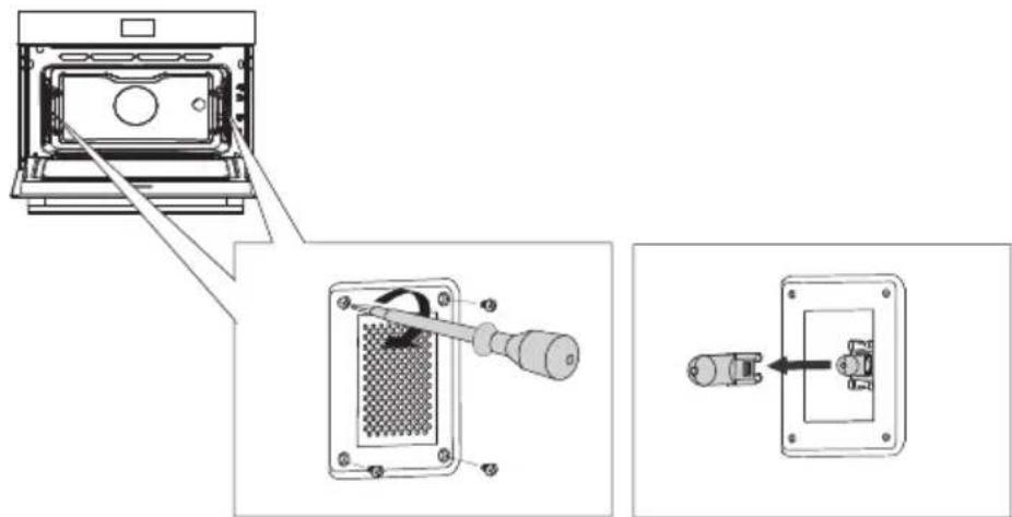 Atag CX4685M - Remplacement de l'ampoule du four - 3