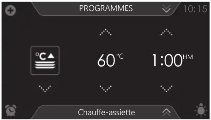 Atag CX4685M - Sélection d'une fonction réchauffement - 2