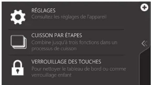 Atag CX4685M - Réglages - 1