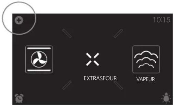 Atag CS4585M1C - Utilisation du menu « Plus » - 1