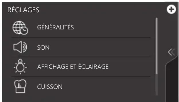 Atag CS4585M1C - Réglages - 2