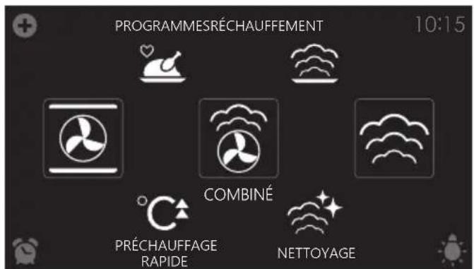 Atag CS4585M1C - Utilisation d'une fonction « Extras » - 2