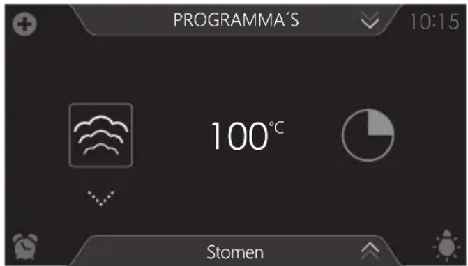 Atag CS4585M1C - Een 'Stoom'-functie gebruiken - 1