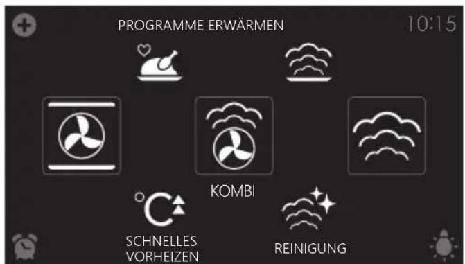Atag CS4585M1C - Eine „Extras“-Funktion verwenden - 2