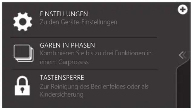 Atag CS4585M1C - Einstellungen - 1