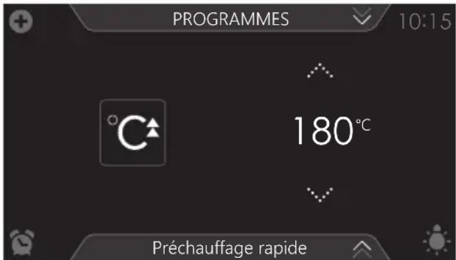 Atag CS4585M1C - Utilisation du préchauffage rapide - 1