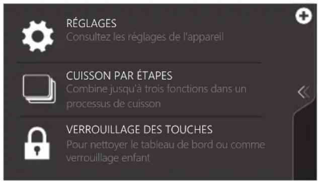 Atag CS4585M1C - Réglages - 1
