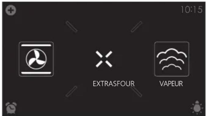 Atag CS4585M1C - Utilisation d'une fonction « Extras » - 1