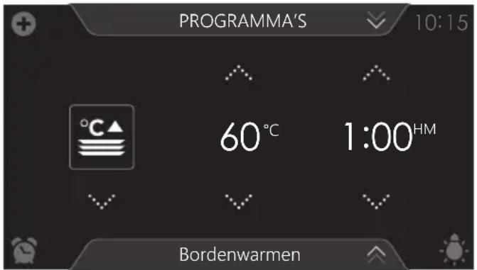 Atag CS4585M1C - Verwarmfunctie selecteren - 1