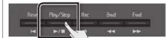 ROLAND DP90e - 啟動/停止錄音 - 1