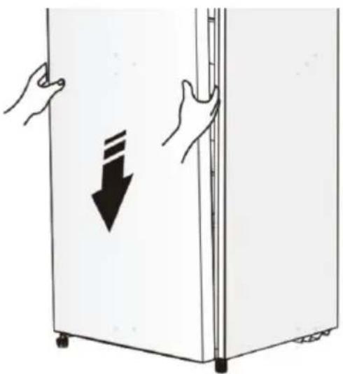 GORENJE FN617EES5 - INVERSION DU SENS D'OUVERTURE DE LA PORTE - 17