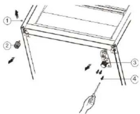 GORENJE FN617EES5 - INVERSION DU SENS D'OUVERTURE DE LA PORTE - 14