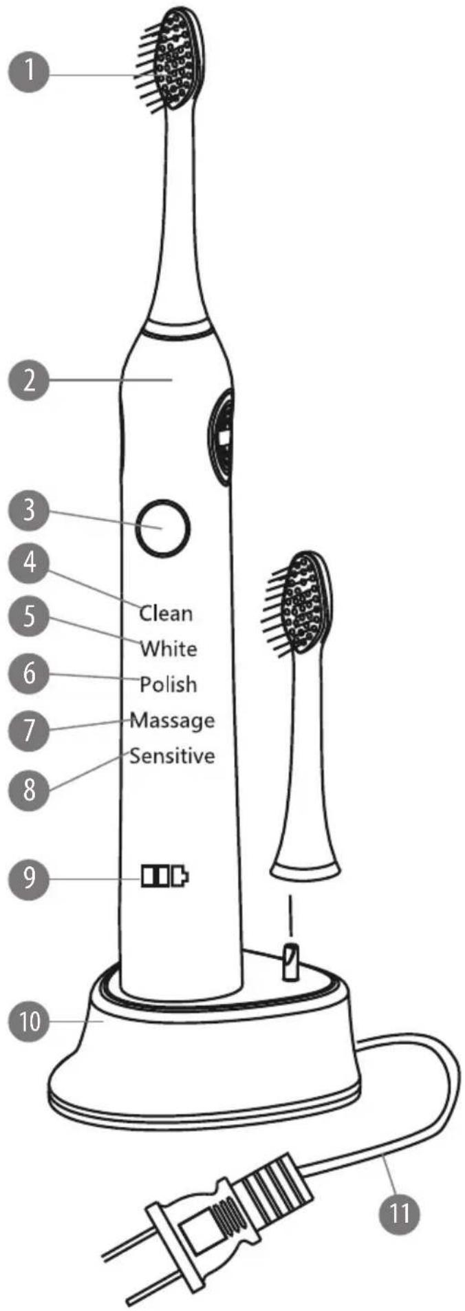 Teesa Sonic Pro TSA8011 - 1