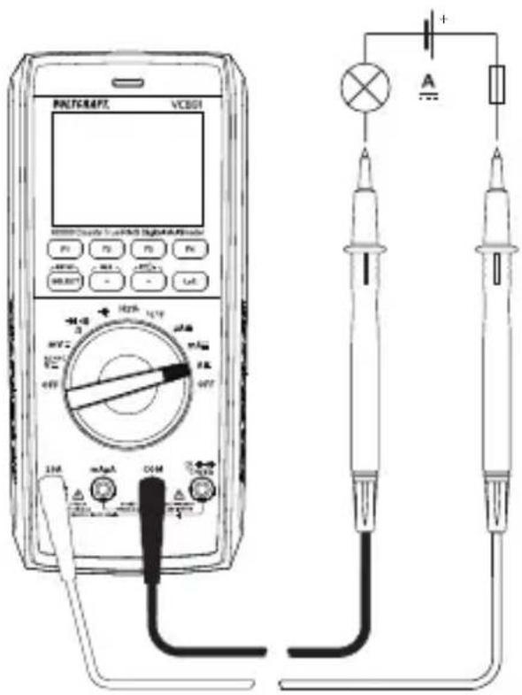VOLTCRAFT VC891 - Mesure du courant - 2