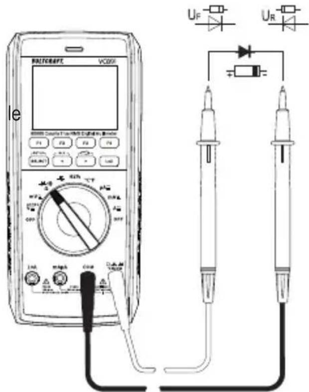 VOLTCRAFT VC891 - Test de diodes - 2