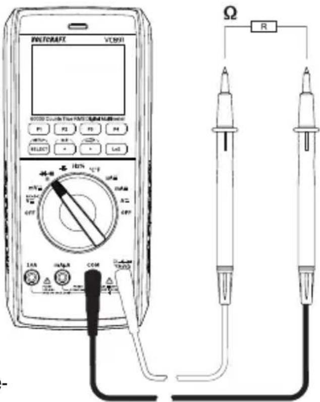 VOLTCRAFT VC891 - Widerstandsmessung - 2