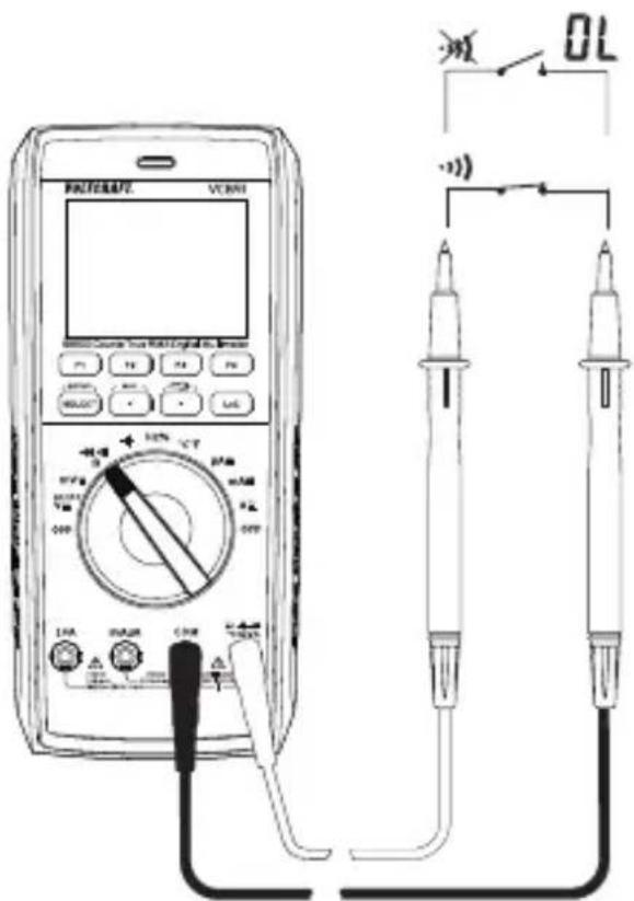 VOLTCRAFT VC891 - Continuity test - 2
