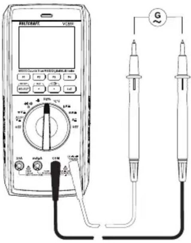 VOLTCRAFT VC891 - Frequenzmessung/Duty Cycle in % - 1