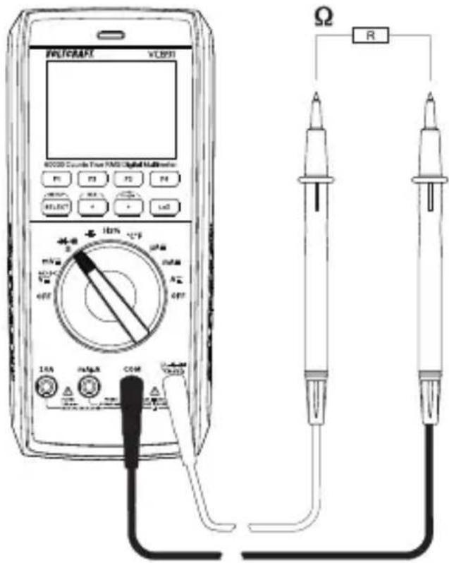VOLTCRAFT VC891 - Mesure de la résistance - 2