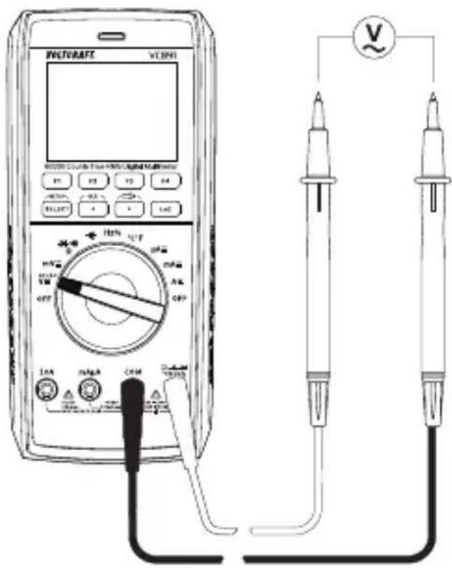 VOLTCRAFT VC891 - Wechselspannungsmessung „V\~ - 1