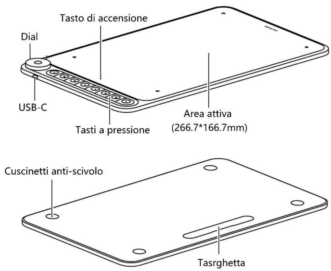 Huion Inspiroy Dial Q620M - Introduzione del Tavoletta - 1