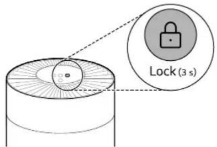 LG AS601HBB0 - Locking the Control Panel - 2
