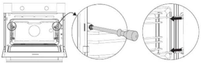 Atag OX46121C - Removing and cleaning the guide rails - 1