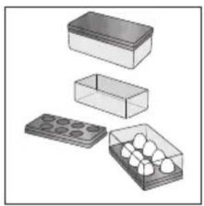Atag KD86102A - Support pour bouteilles en bois (BottleTray) - 1